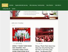 Tablet Screenshot of khambenhtuxa.com